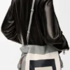 Medium Flamenco-clutch van nappa-kalfsleer