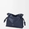 Medium Flamenco-clutch van nappa-kalfsleer