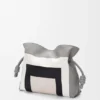 Medium Flamenco-clutch van nappa-kalfsleer