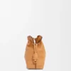 Medium Flamenco-clutch van nappa-kalfsleer