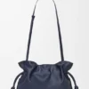 Medium Flamenco-clutch van nappa-kalfsleer