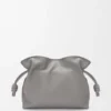 Medium Flamenco-clutch van nappa-kalfsleer