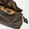 Medium Flamenco-clutch van nappa-kalfsleer
