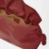 Medium Flamenco-clutch van nappa-kalfsleer