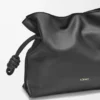 Medium Flamenco-clutch van nappa-kalfsleer