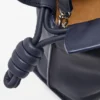 Medium Flamenco-clutch van nappa-kalfsleer