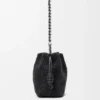 Medium Flamenco Purse met leeuwenkralen van canvas met kralen en kalfsleer Medium Flamenco Purse met leeuwenkralen van canvas met kralen en kalfsleer