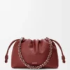 Medium Flamenco Purse van fijnkorrelig kalfsleer