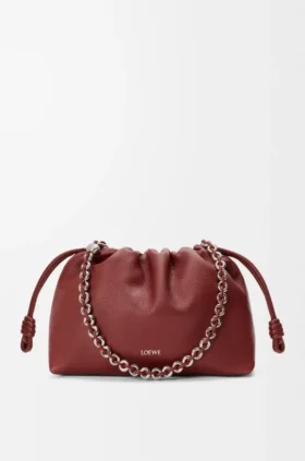 Medium Flamenco Purse van fijnkorrelig kalfsleer