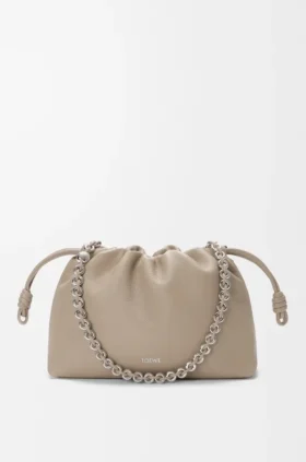 Medium Flamenco Purse van fijnkorrelig kalfsleer