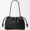 Medium Flamenco Purse van fijnkorrelig kalfsleer