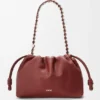 Medium Flamenco Purse van fijnkorrelig kalfsleer