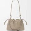 Medium Flamenco Purse van fijnkorrelig kalfsleer