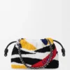 Medium Flamenco Purse van geborduurd nappa
