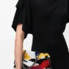 Medium Flamenco Purse van geborduurd nappa