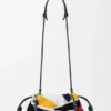 Medium Flamenco Purse van geborduurd nappa