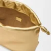 Medium Flamenco Purse van gelamineerd lamsleer
