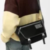 Medium Flex Messenger van canvas en suède Medium Flex Messenger van canvas en suède