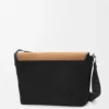 Medium Flex Messenger van canvas en suède Medium Flex Messenger van canvas en suède