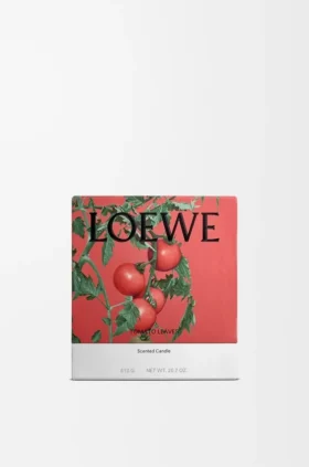 Medium kaars met Tomatenbladeren