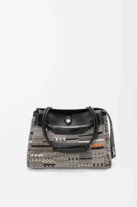 Medium Madrid-tas van geweven textiel
