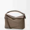 Medium Puzzle Edge-tas van zacht generfd kalfsleer Medium Puzzle Edge-tas van zacht generfd kalfsleer
