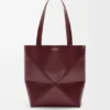 Medium Puzzle Fold Tote bag in glanzendes Kalfsleer Medium Puzzle Fold Tote bag in glanzendes Kalfsleer