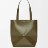 Medium Puzzle Fold Tote bag in glanzendes Kalfsleer Medium Puzzle Fold Tote bag in glanzendes Kalfsleer