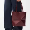 Medium Puzzle Fold Tote bag in glanzendes Kalfsleer Medium Puzzle Fold Tote bag in glanzendes Kalfsleer