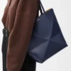 Medium Puzzle Fold Tote bag in glanzendes Kalfsleer Medium Puzzle Fold Tote bag in glanzendes Kalfsleer