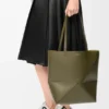 Medium Puzzle Fold Tote bag in glanzendes Kalfsleer Medium Puzzle Fold Tote bag in glanzendes Kalfsleer