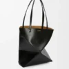 Medium Puzzle Fold Tote bag in glanzendes Kalfsleer Medium Puzzle Fold Tote bag in glanzendes Kalfsleer