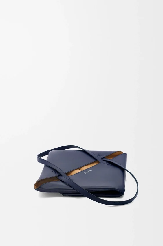 Medium Puzzle Fold Tote bag in glanzendes Kalfsleer Medium Puzzle Fold Tote bag in glanzendes Kalfsleer
