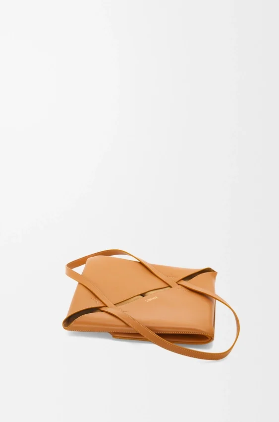 Medium Puzzle Fold Tote bag in glanzendes Kalfsleer Medium Puzzle Fold Tote bag in glanzendes Kalfsleer