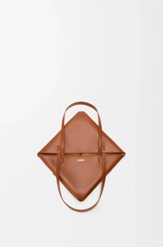 Medium Puzzle Fold Tote bag in glanzendes Kalfsleer Medium Puzzle Fold Tote bag in glanzendes Kalfsleer