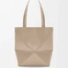 Medium Puzzle Fold Tote bag in glanzendes Kalfsleer Medium Puzzle Fold Tote bag in glanzendes Kalfsleer