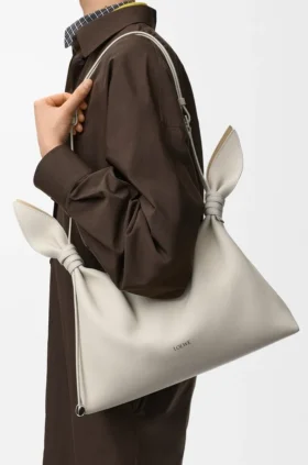 Medium Scarf Bag van glad kalfsleer