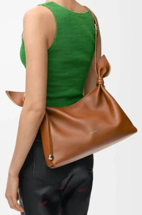 Medium Scarf Bag van glad kalfsleer