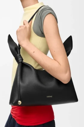 Medium Scarf Bag van glad kalfsleer