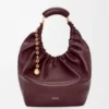 Medium Squeeze-tas van zacht nappa-lamsleer Medium Squeeze-tas van zacht nappa-lamsleer