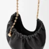 Medium Squeeze-tas van zacht nappa-lamsleer Medium Squeeze-tas van zacht nappa-lamsleer