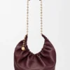 Medium Squeeze-tas van zacht nappa-lamsleer Medium Squeeze-tas van zacht nappa-lamsleer