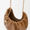 Medium Squeeze-tas van zacht nappa-lamsleer Medium Squeeze-tas van zacht nappa-lamsleer
