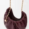 Medium Squeeze-tas van zacht nappa-lamsleer Medium Squeeze-tas van zacht nappa-lamsleer