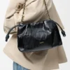 Middelgrote Flamenco Purse van hagvisleer