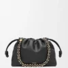 Middelgrote Flamenco Purse van zacht nappa-lamsleer