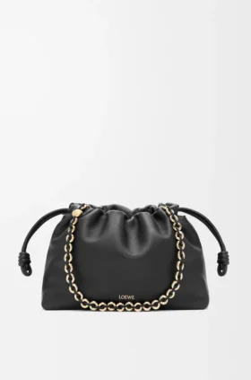 Middelgrote Flamenco Purse van zacht nappa-lamsleer