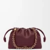 Middelgrote Flamenco Purse van zacht nappa-lamsleer