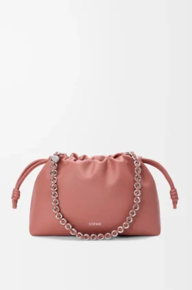 Middelgrote Flamenco Purse van zacht nappa-lamsleer