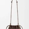 Middelgrote Flamenco Purse van zacht nappa-lamsleer